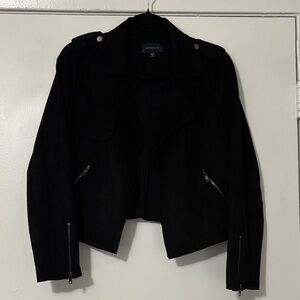 SKIES ARE BLUE Black Suede Jacket Women’s